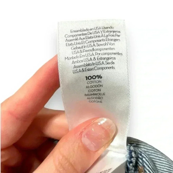 NWOT MOTHER Shrunken Daybreak Drifter Denim Jacket Embroidered Size Medium - Picture 16 of 16